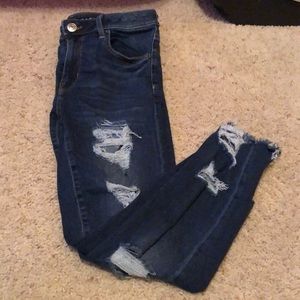 AE Skinny Jeans with Rips